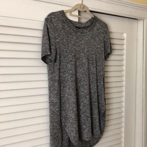 Target Black and White Light Weight High Low Tee